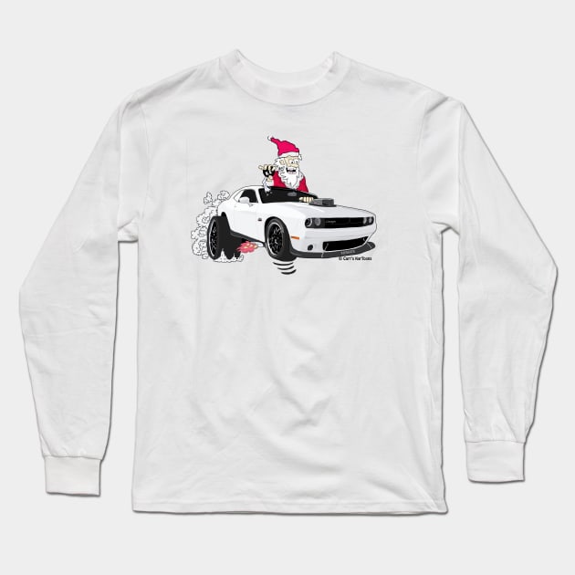 White car Long Sleeve T-Shirt by curtskartoons